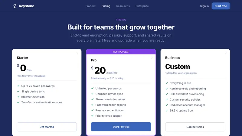 1Password Purple Vault — Web · pricing