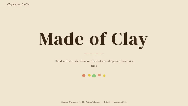 Aardman Claymation — Slides · cover