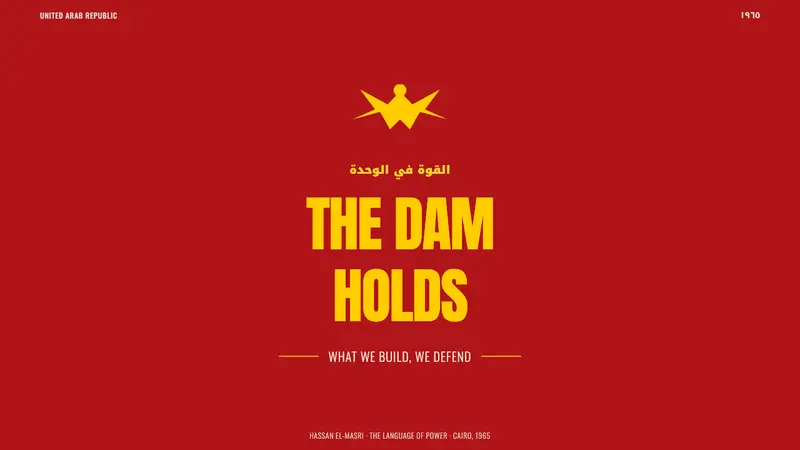 Egyptian Political Poster — Slides · cover