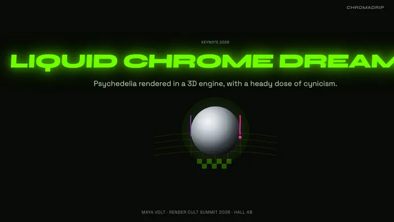 Acidwave 3D Render — Slides · cover