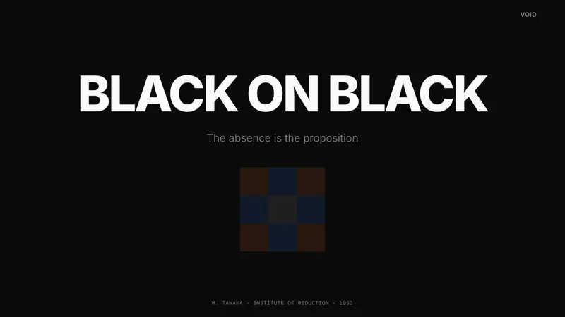 Ad Reinhardt Black Painting (1953) — Slides · cover