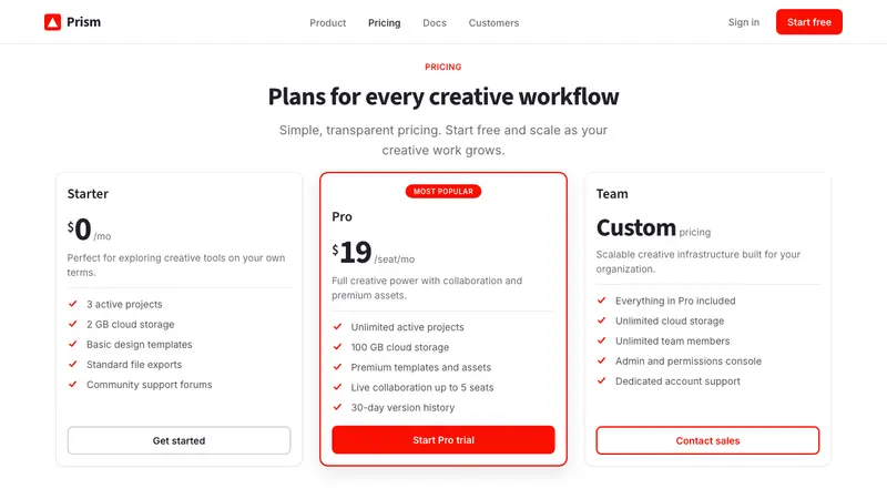 Adobe Creative Cloud — Web · pricing