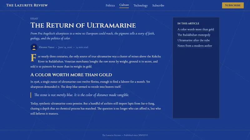 Badakhshan Lapis Lazuli — Web · article