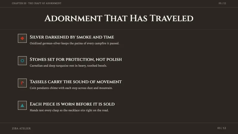 Kuchi Nomad Silver Jewelry — Slides · content