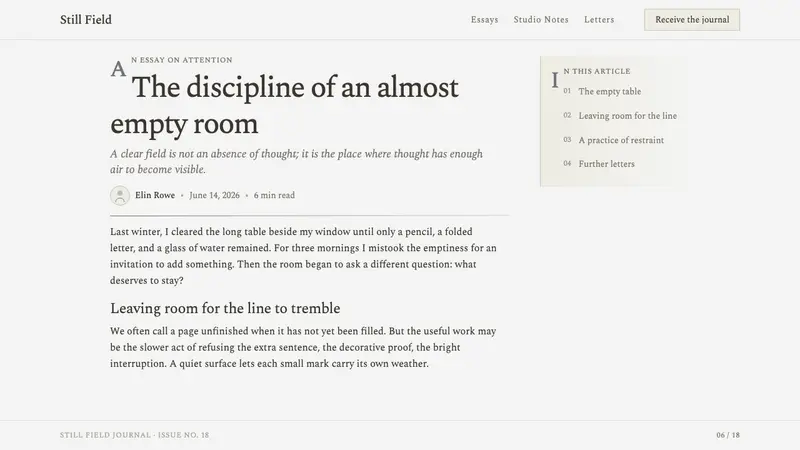 Agnes Martin White Grid — Web · article
