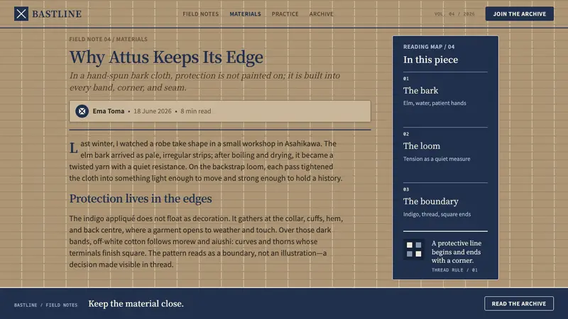 Ainu Attus Robe — Web · article