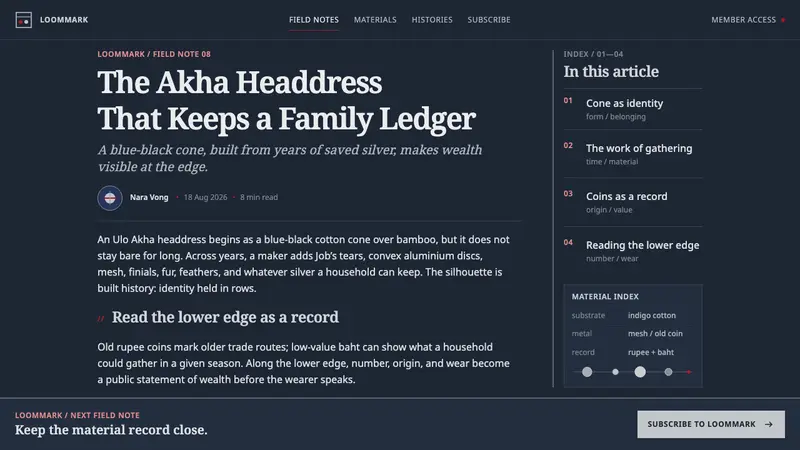 Akha Silver Headdress — Web · article