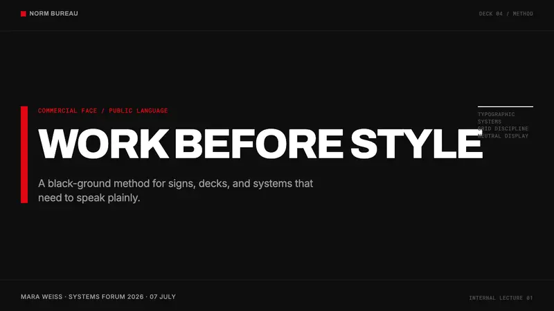 Akzidenz-Grotesk Berthold — Slides · cover
