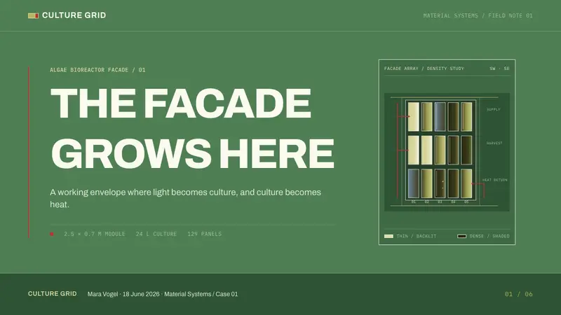 Algae Bioreactor Facade — Slides · cover