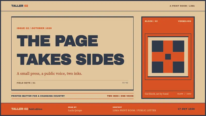 Amauta Magazine — Slides · cover