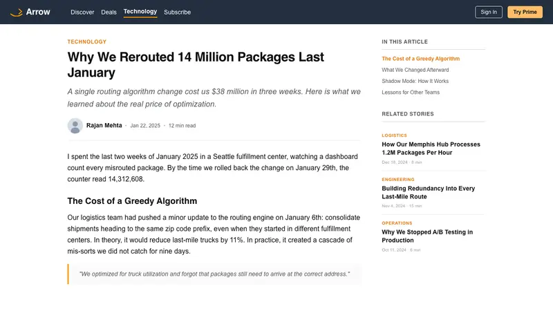 Amazon — Web · article