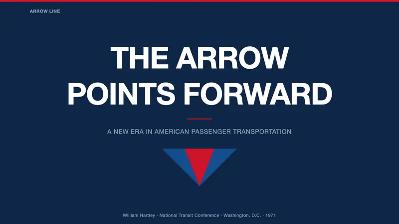 Amtrak Arrow (1971) — Slides · cover