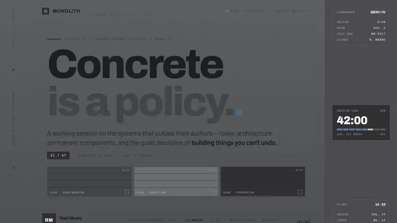 Andor Imperial Gray — Slides · cover