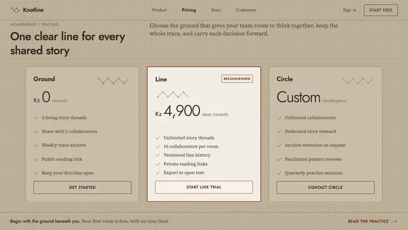 Angolan Sona — Web · pricing