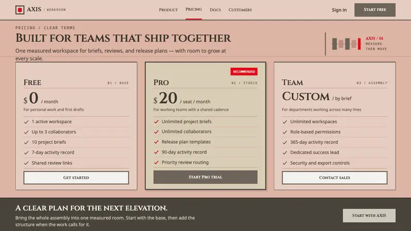 Ankara Republican Architecture — Web · pricing