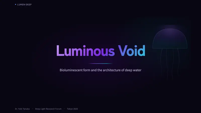 Jellyfish Aquarium Study — Slides · cover