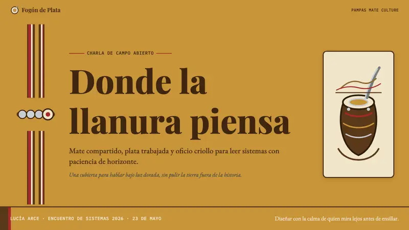 Argentine Gaucho (Pampas Mate Culture) — Slides · cover