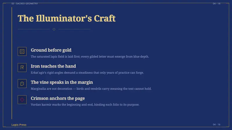 Armenian Erkatʿagir — Slides · content