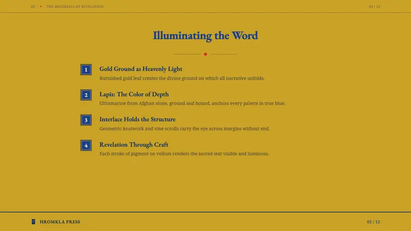 Armenian Illuminated Manuscript (Toros Roslin) — Slides · content