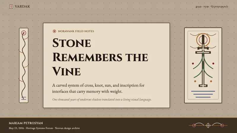 Armenian Khachkar Cross-Stone — Slides · cover