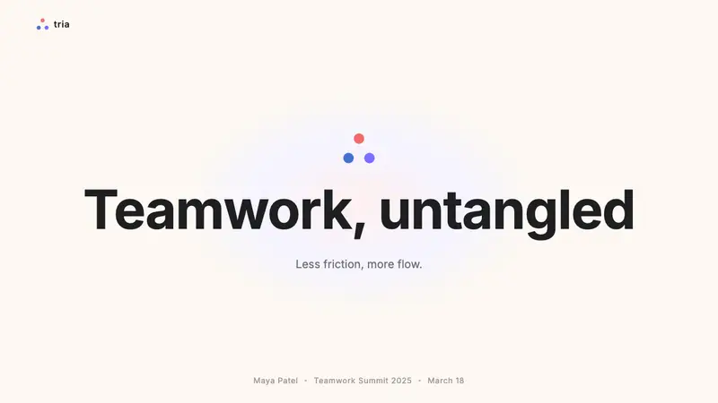 Asana — Slides · cover