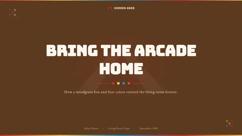 Atari 2600 (Woodgrain) — Slides · cover