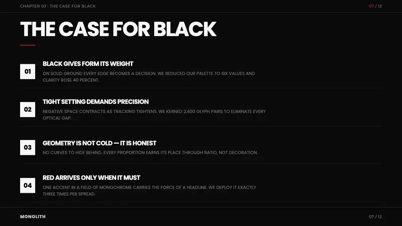 Avant Garde Gothic — Slides · content