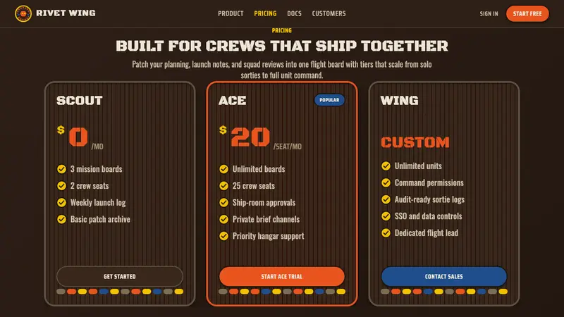 Squadron Patch — Web · pricing
