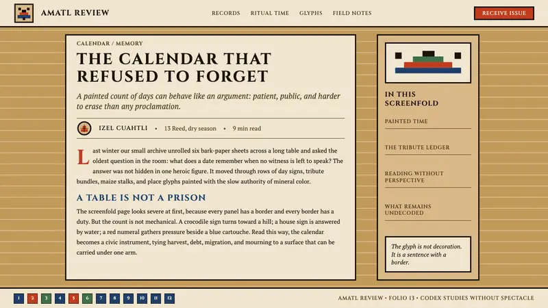 Aztec Codex — Web · article