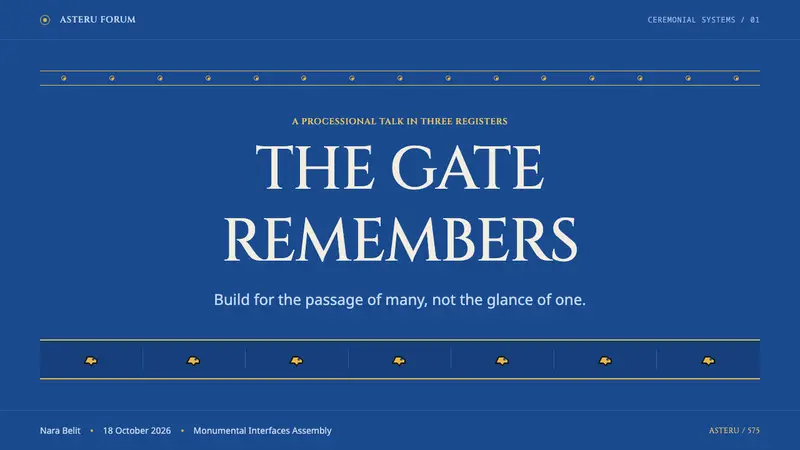 Babylonian Ishtar Gate — Slides · cover