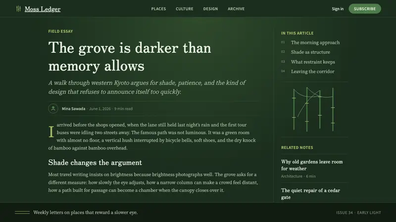 Bamboo Grove — Web · article