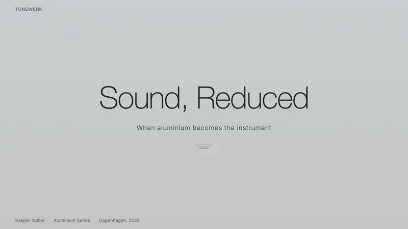 Bang & Olufsen Aluminium — Slides · cover