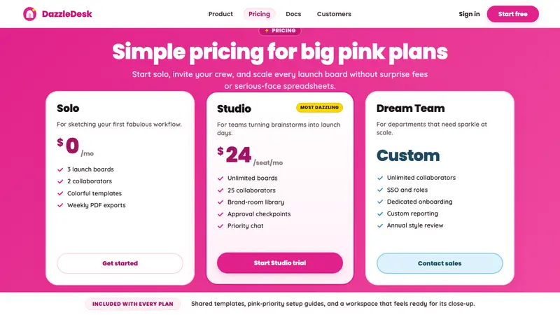Barbie Dreamhouse — Web · pricing