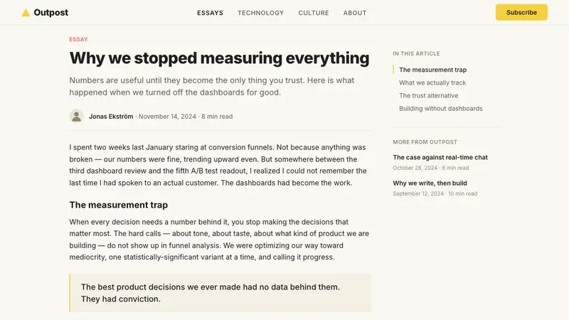 Basecamp / 37signals — Web · article