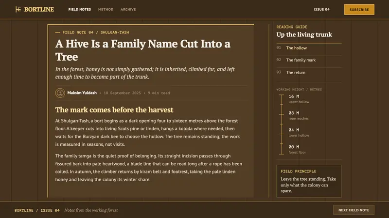 Bashkir Wild Honey — Web · article