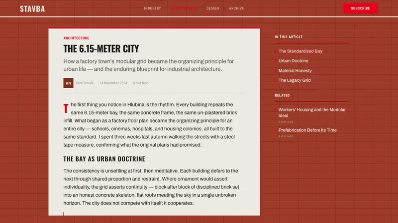Baťa Zlín Functionalist Brand — Web · article
