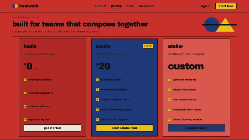 Bayer Universal Bauhaus — Web · pricing