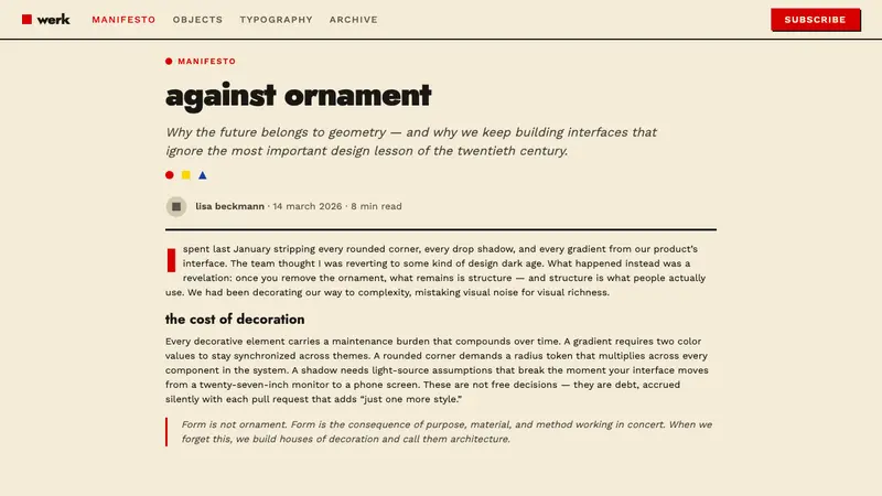 Bauhaus Weimar — Web · article