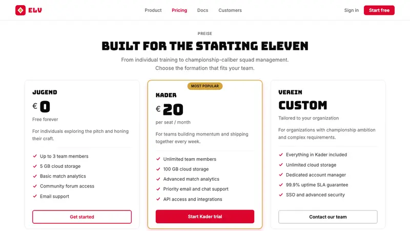 Bayern Munich (Rot) — Web · pricing