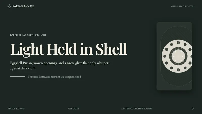 Belleek Parian China — Slides · cover