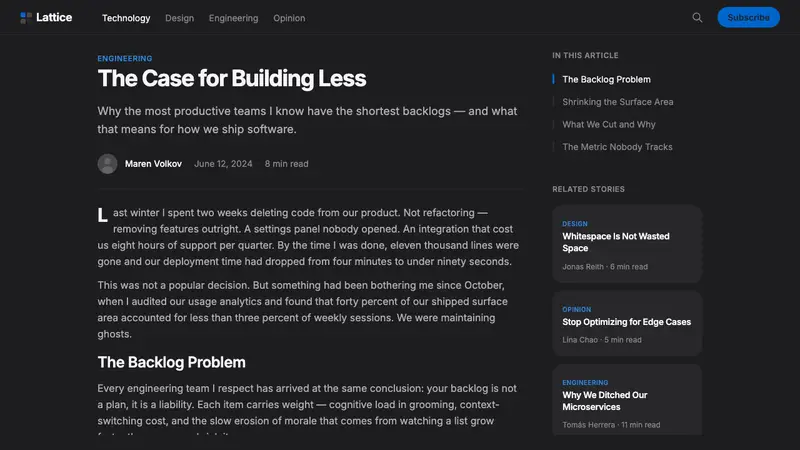 Bento Grid UI — Web · article