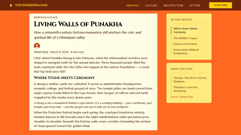 Bhutan Thunder Dragon Flag (1969) — Web · article