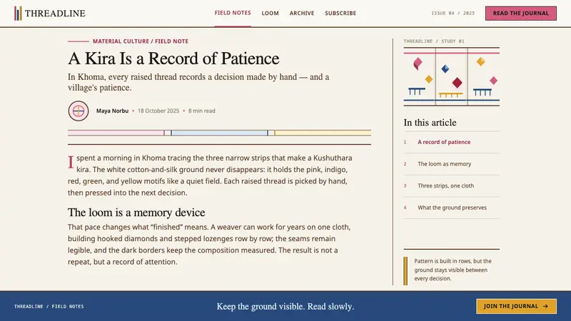 Bhutanese Kushuthara — Web · article