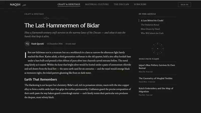 Bidar Bidriware Vessels — Web · article