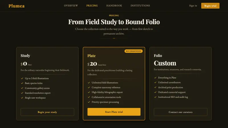 Bird of Paradise Monograph — Web · pricing