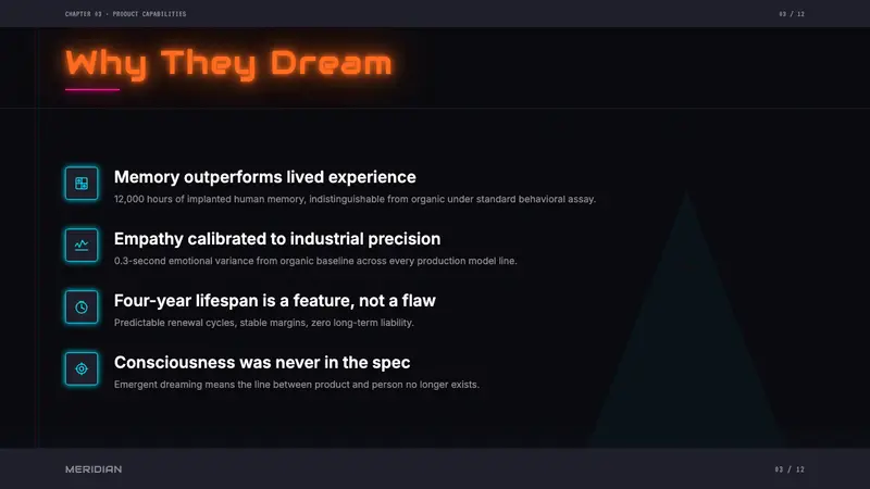 Blade Runner 1982 Neon Noir — Slides · content