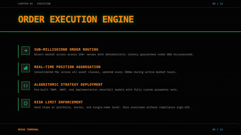 Bloomberg Terminal (CRT Green) — Slides · content
