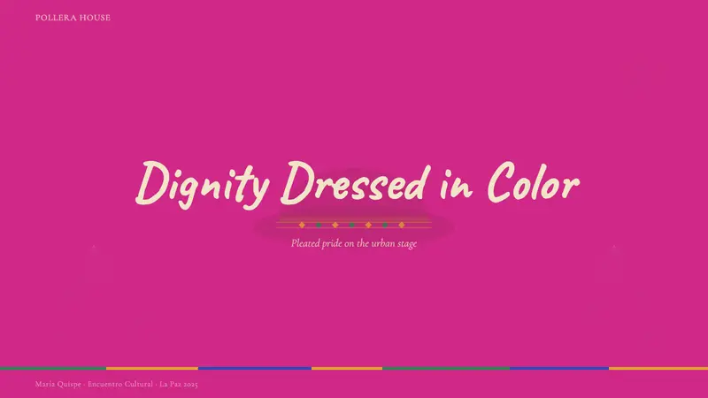 Bolivian Cholita (Bowler-Hat Fiesta) — Slides · cover