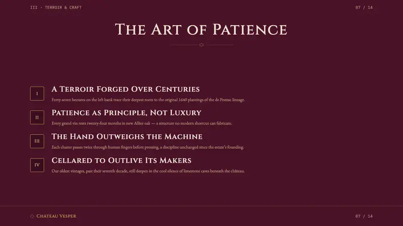 Bordeaux Wine Château — Slides · content