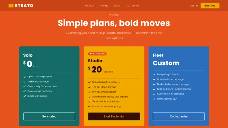 Braniff (Girard) — Web · pricing